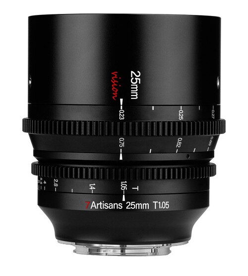 7artisans Photoelectric 25mm T1.05 Vision Cine Lens For Canon RF
